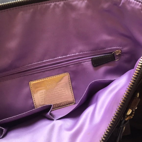 Madison Julianne Chocolate Brown Satchel - Picture 3 of 4